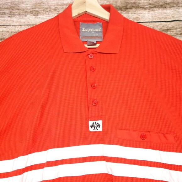 Xceptions By DSI Men's Size L Large Vintage 80's Polo Shirt #1470 - Picture 2 of 8
